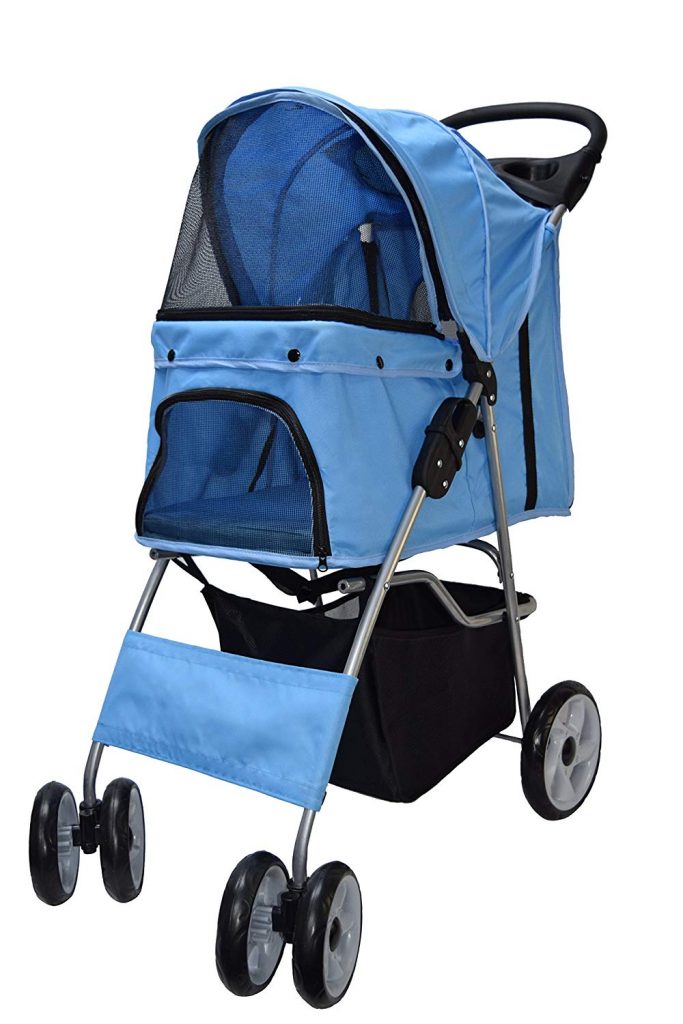 VIVO Four Wheel Pet Stroller